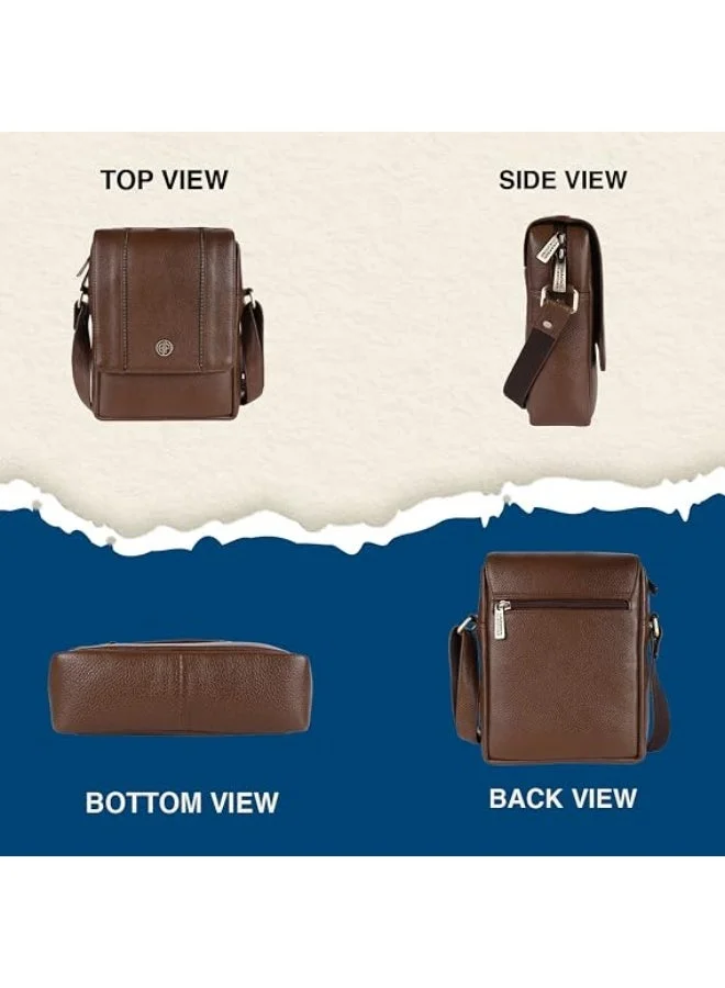 Hammonds Flycatcher  Genuine Leather Sling Bag for Men, Stylish and Spacious Side Bag for Men  | Best Price UAE