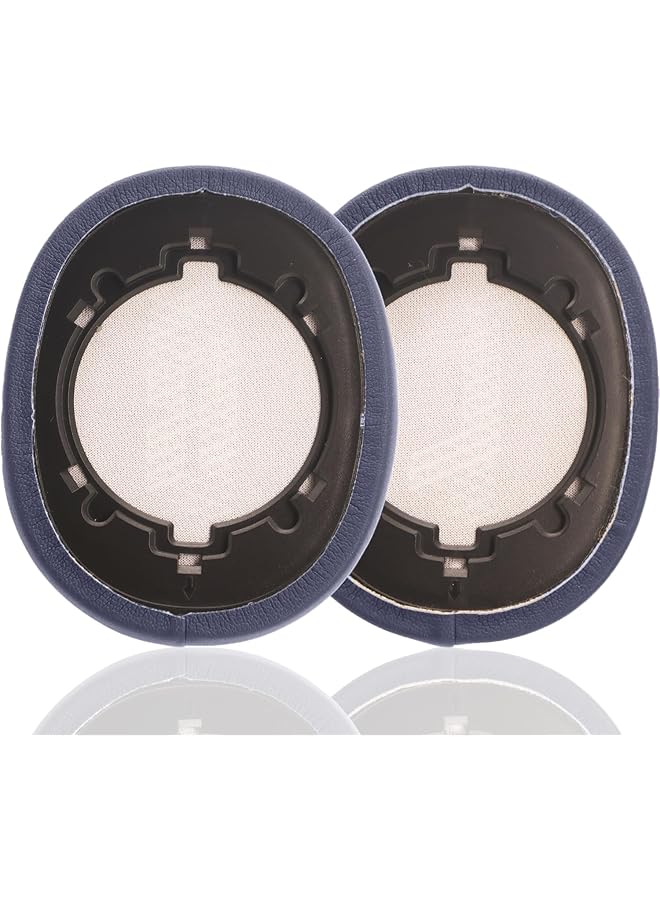 إيروريكس وسائد أذن بديلة من الجلد البروتيني لسماعات Jbl Live 500Bt وسائد أذن سماعة Pro M وسائد أذن وأغطية أذن قطع غيار أزرق داكن - Image 4