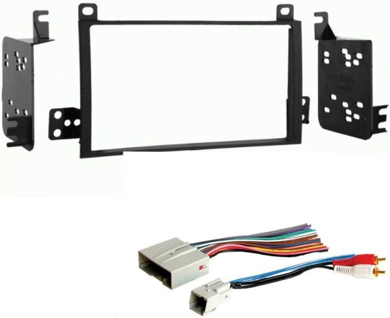 ASC Audio Car Stereo Dash Kit and Wire Harness Combo for 2003-2011 Lincoln Town Car
