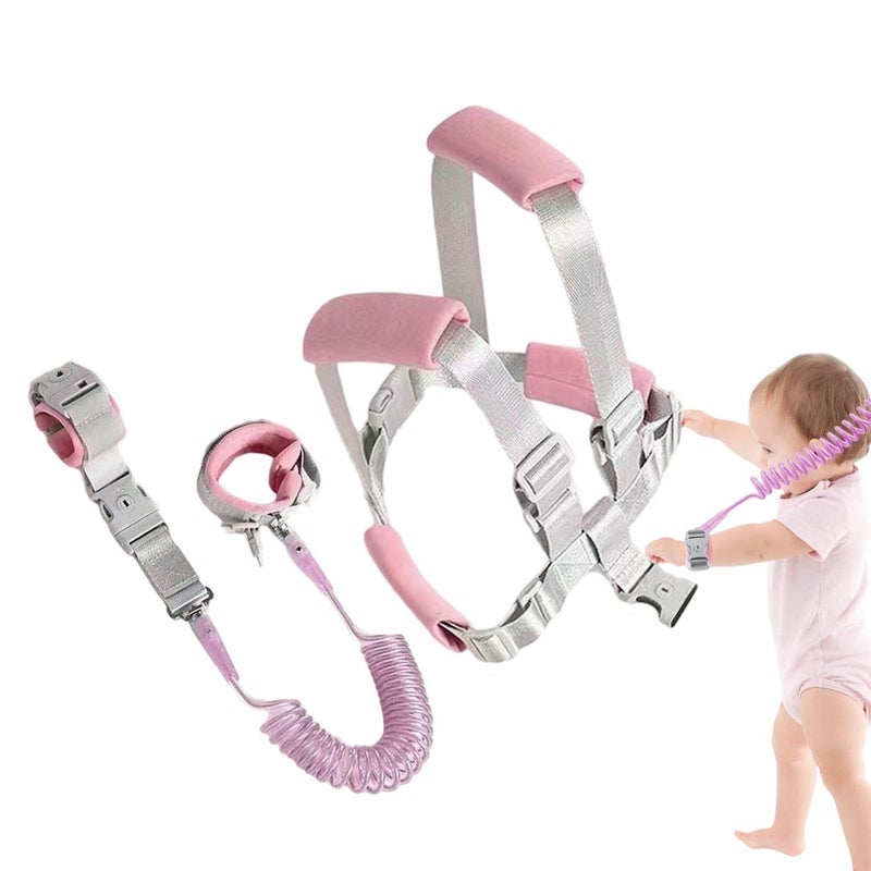 Toddler Safety Harness with Leash Glow In The Dark Anti Lost Wrist Link Assistant Strap Belt Baby Walking Holder Size C1 - Image 2
