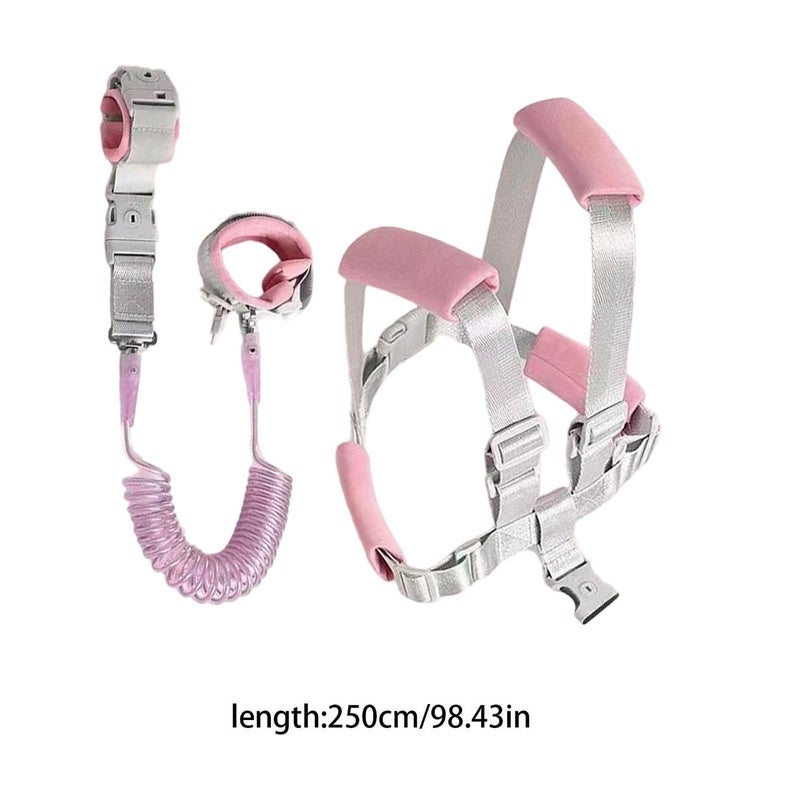 Toddler Safety Harness with Leash Glow In The Dark Anti Lost Wrist Link Assistant Strap Belt Baby Walking Holder Size C1 - Image 3