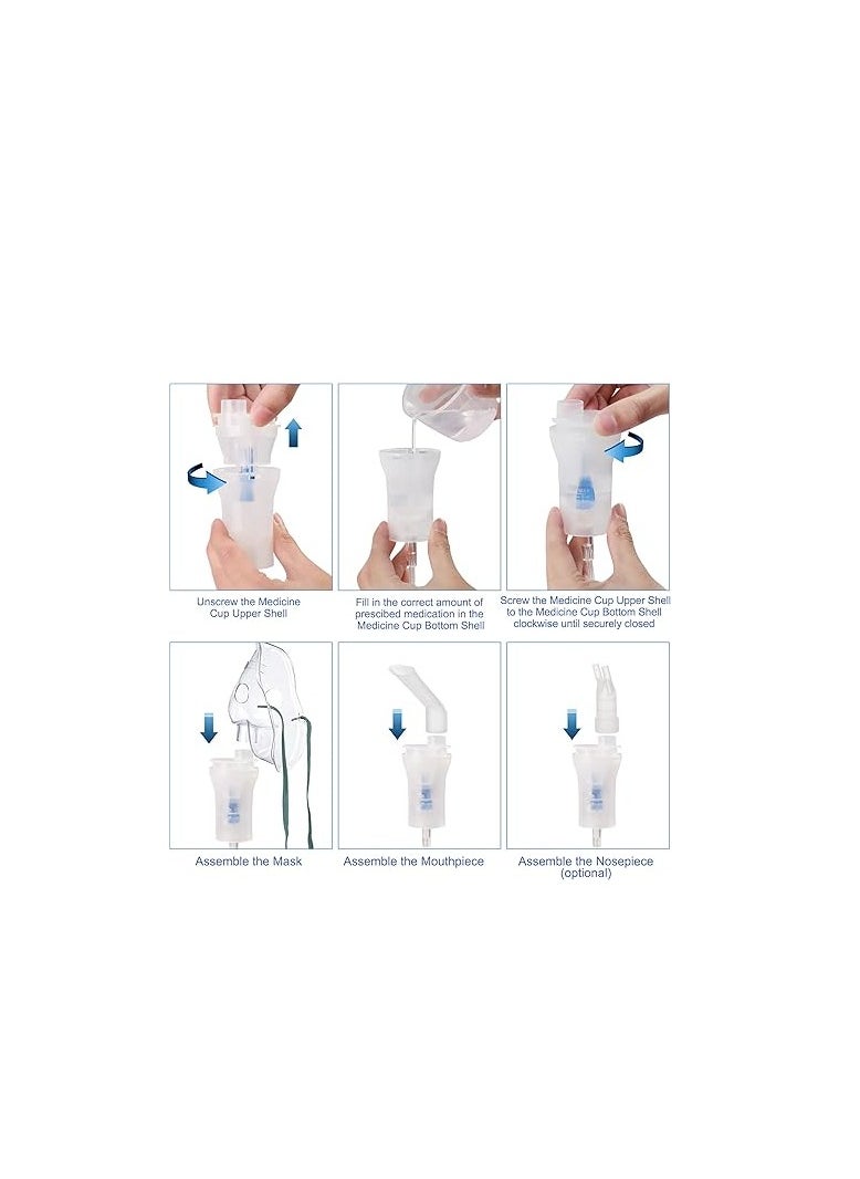 Generic - Nebulizer Inhaler Device with Mouthpiece and Mask for Adults and Children – Effective Relief for Colds and Asthma - Image 1
