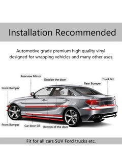 SYOSI Car Door Edge Guards, Scratch Cover Sill Protector Bumper Protector 5D Carbon Fiber Car Wrap Film Automotive Self-Adhesive Anti-Collision Film Fits for Most Cars (1.2In x 33Ft, Black)  - Image 5