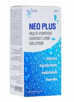 neo plus Multi Purpose Contact Lens Solution 60ml  - Image 1