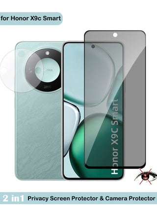 واقي شاشة وكاميرا لهاتف Honor X9c Smart 5G، واقي شاشة وكاميرا، شفاف عالي الجودة، تغطية كاملة، يحمي من الخدوش والصدمات. - pzsku/ZBF5E05FC4187A54E87FDZ/45/1749110138/a7b7b473-29d4-4d36-bb07-aa17a2f7dd83