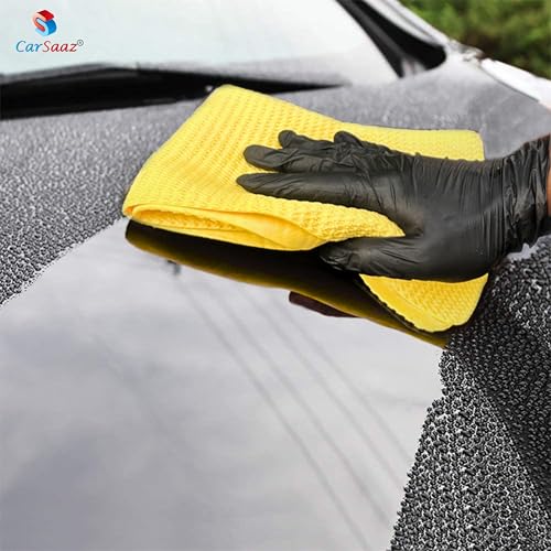 CAR SAAZ Super Absorbent PVA Chamois | Leather Towel for Car, Office, Home Cleaning | Super Absorption Chamois Capacity of 250 Ml Water(43X32 cm) (Pack of 1) - Image 2