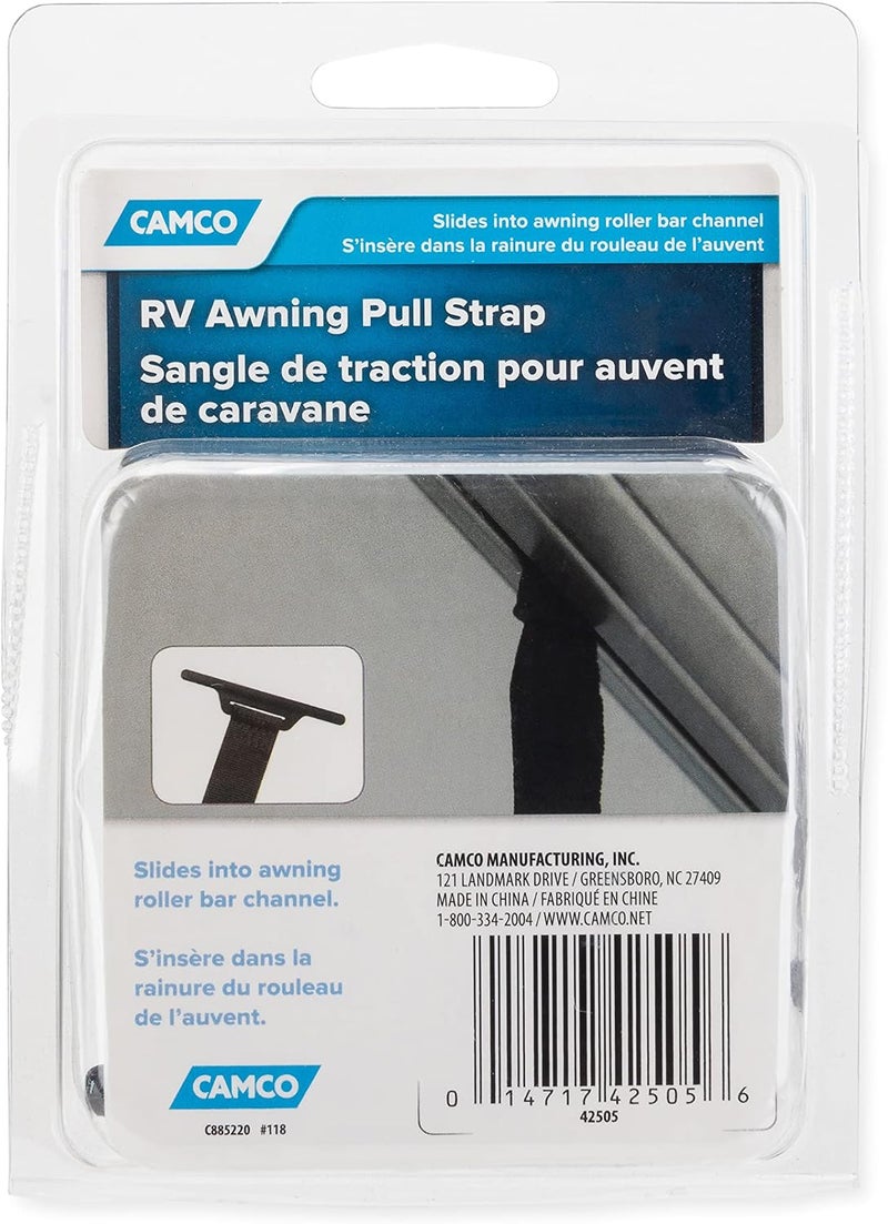 Camco 42505 Patio Awning Pull Strap - Black, 99.25 inches - Image 5