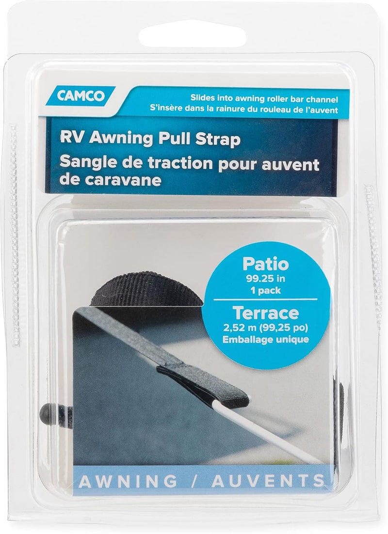 Camco 42505 Patio Awning Pull Strap - Black, 99.25 inches - Image 4