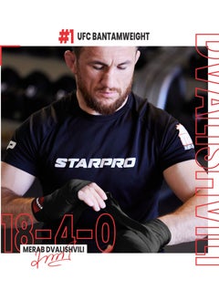Starpro Boxing Hand Wraps - Carbon Woven Cotton Bandages - 2.55m 3.5m 4.5m - Boxing Wraps For Men Women Kids for Training Sparring Fitness & Martial Arts  - Image 4