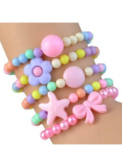obmwang 20Pcs Princess Necklace Bracelet Set Teenager Costume Jewelry Play Jewelry For Women Dress Up Pretend Play Party Favors  - Image 4