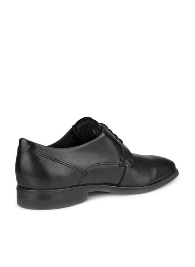 ECCO Queenstown Plain Toe Tie Black - Image 1
