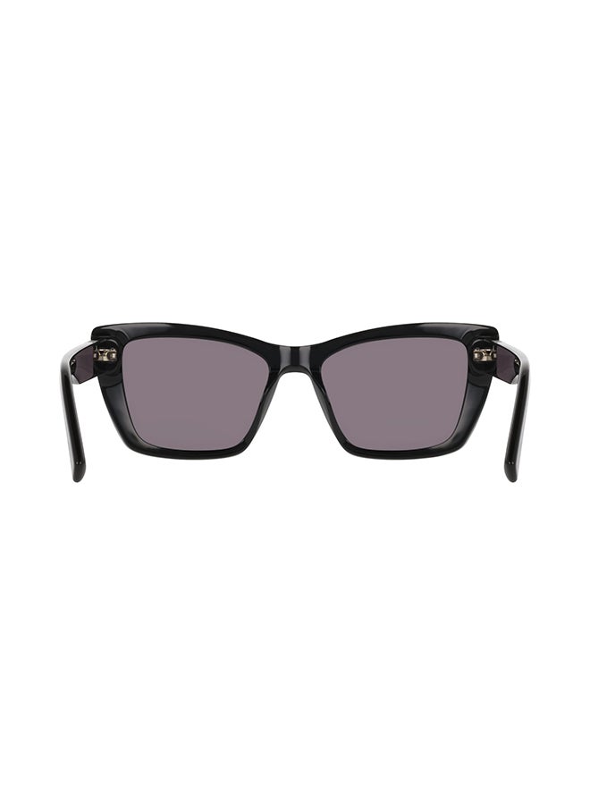 DKNY FULL RIM ACETATE DKNY SUN DK554S 5417 (001) BLACK - Image 3