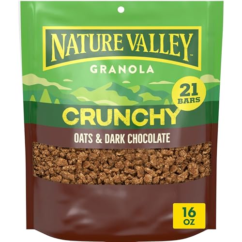 Nature Valley Crunchy Granola Oats and Dark Chocolate Granola Resealable Snack Pouch 16 oz - Image 1