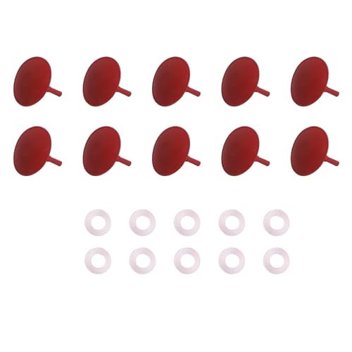 SeaEagles 23210 Umbrella Check Valves 10Pcs and 10898 Fuel Bowl Screw Gaskets Nylon Reusable Fit for Holley 2300 4150 4160 Carburetors - Image 5