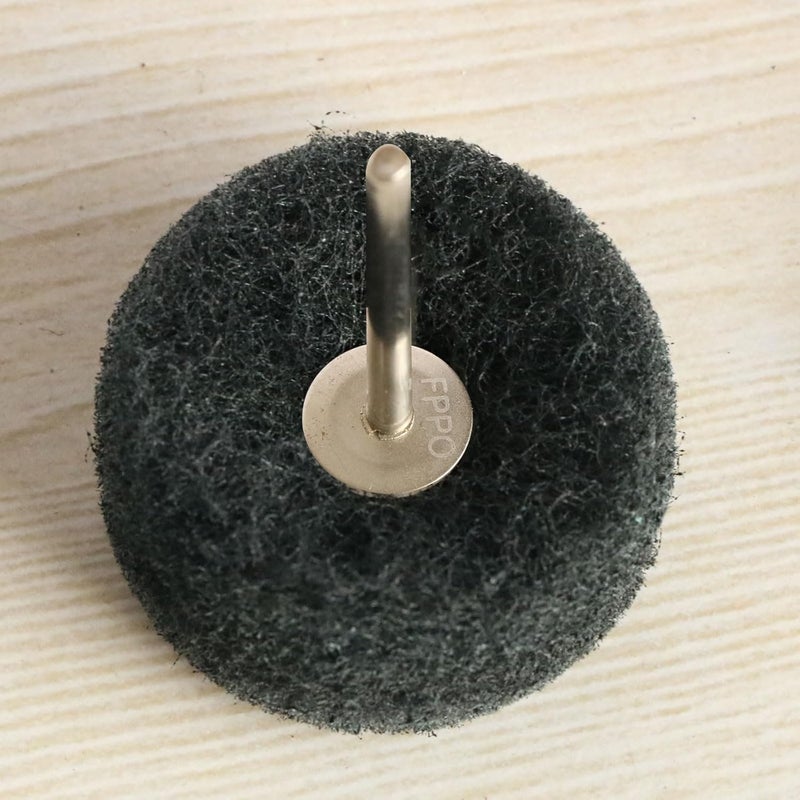 FPPO 58PCS Abrasive Buffing Polishing Wheel Set for Rotary Tools,Scouring pad Mini Brush Polishing kit with 3mm Shank,Power-Operated Abrasive Wheels(Mix 58pcs) - Image 4
