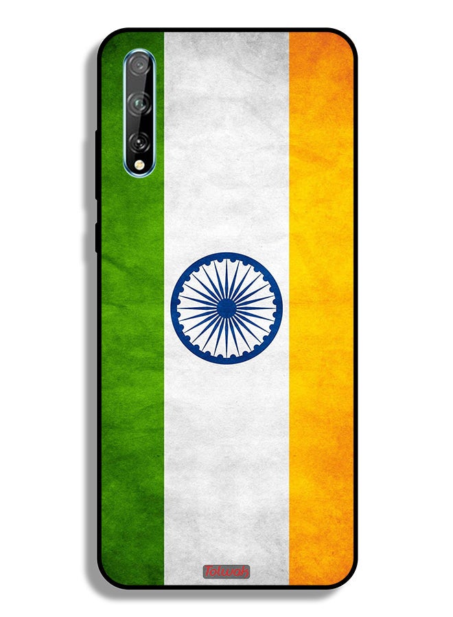 Tolwak غطاء واقي لهاتف هواوي P سمارت S مع علم الهند المتلألئ - Image 2