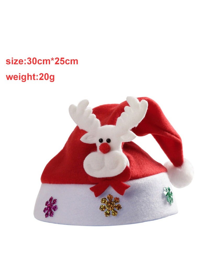 6 قبعات سانتا - مثالية لاحتفالات العطلات مجموعة من 6 قبعات سانتا حمراء كلاسيكية لحفلات عيد الميلاد طقم قبعة سانتا مكون من 6 قطع - متعة احتفالية للعائلة والأصدقاء حزمة روح عيد الميلاد: 6 قبعات سانتا لجميع أفراد الأسرة قبعات سانتا جولي المكونة من 6 قطع - مثالية لحفلات ومناسبات عيد الميلاد - Image 3