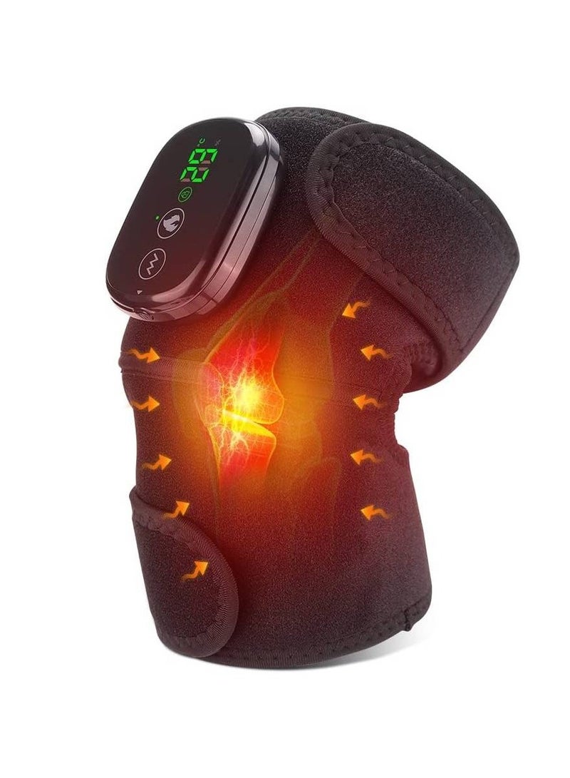GENNEXT Knee Massager, Heated Knee Braces with Vibration, 3 Modes - Image 1