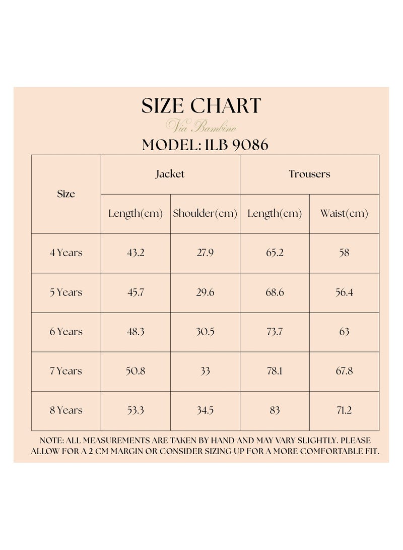 فيا بامبينو بدلة نافي رسمية للأولاد 9086 - Image 4
