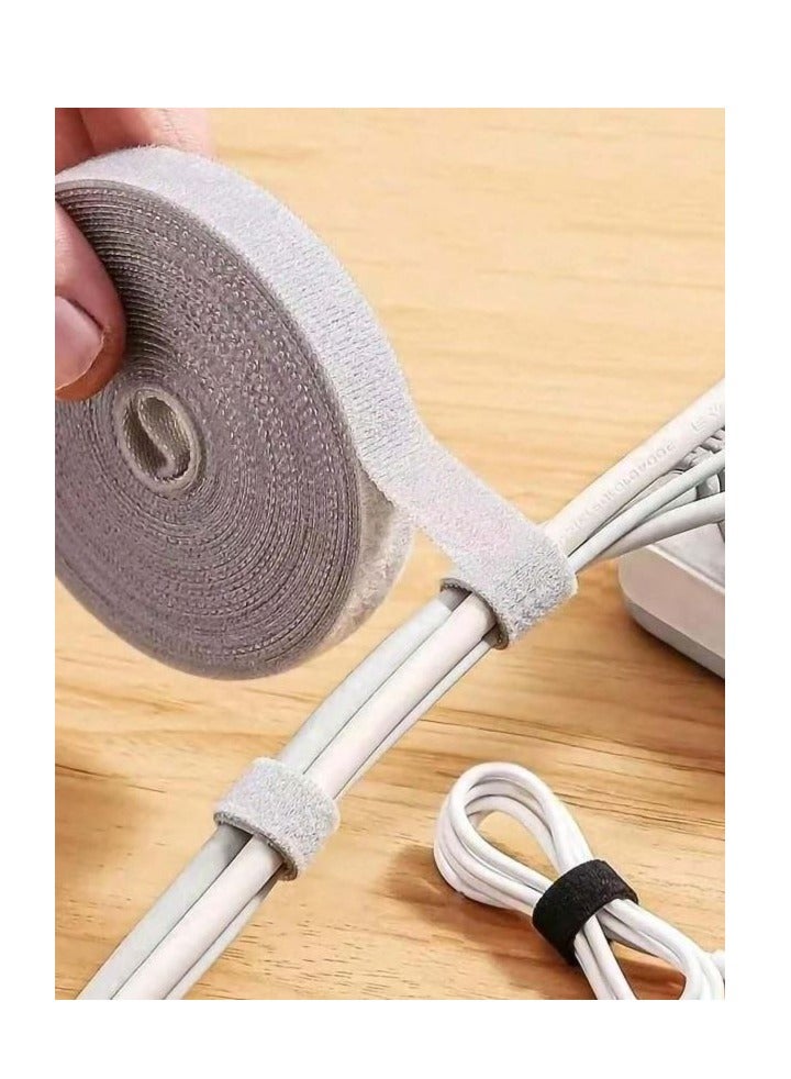 2pc Reusable Cable Organizing Tape: -Friendly, Durable & Versatile Cord Management For A Clutter-Free Space  - Image 1