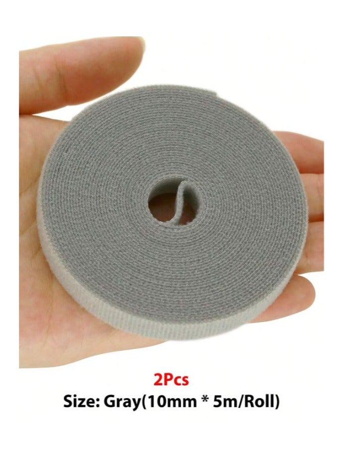 2pc Reusable Cable Organizing Tape: -Friendly, Durable & Versatile Cord Management For A Clutter-Free Space  - Image 3