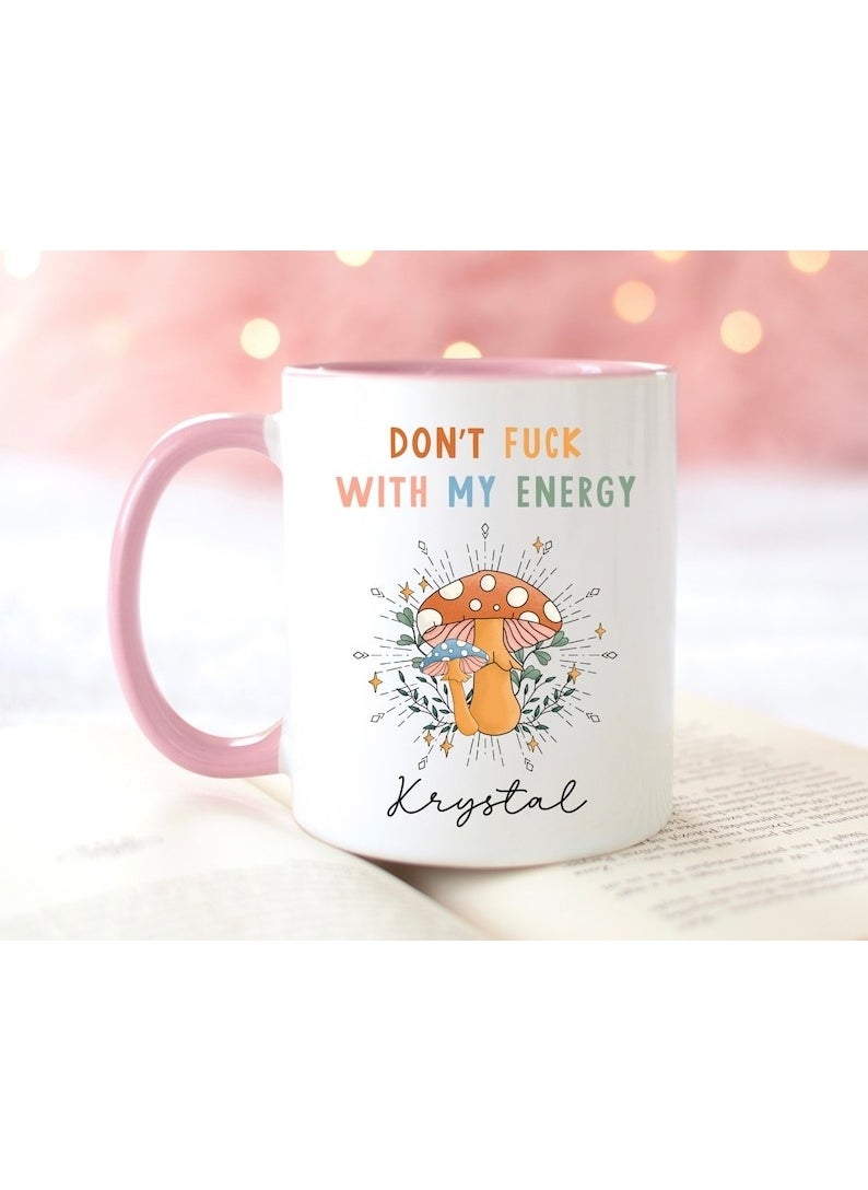 Bexdore My Energy Mug, Witch Mug, Witch Gifts, Hipp English Mug Mocking  - Image 4