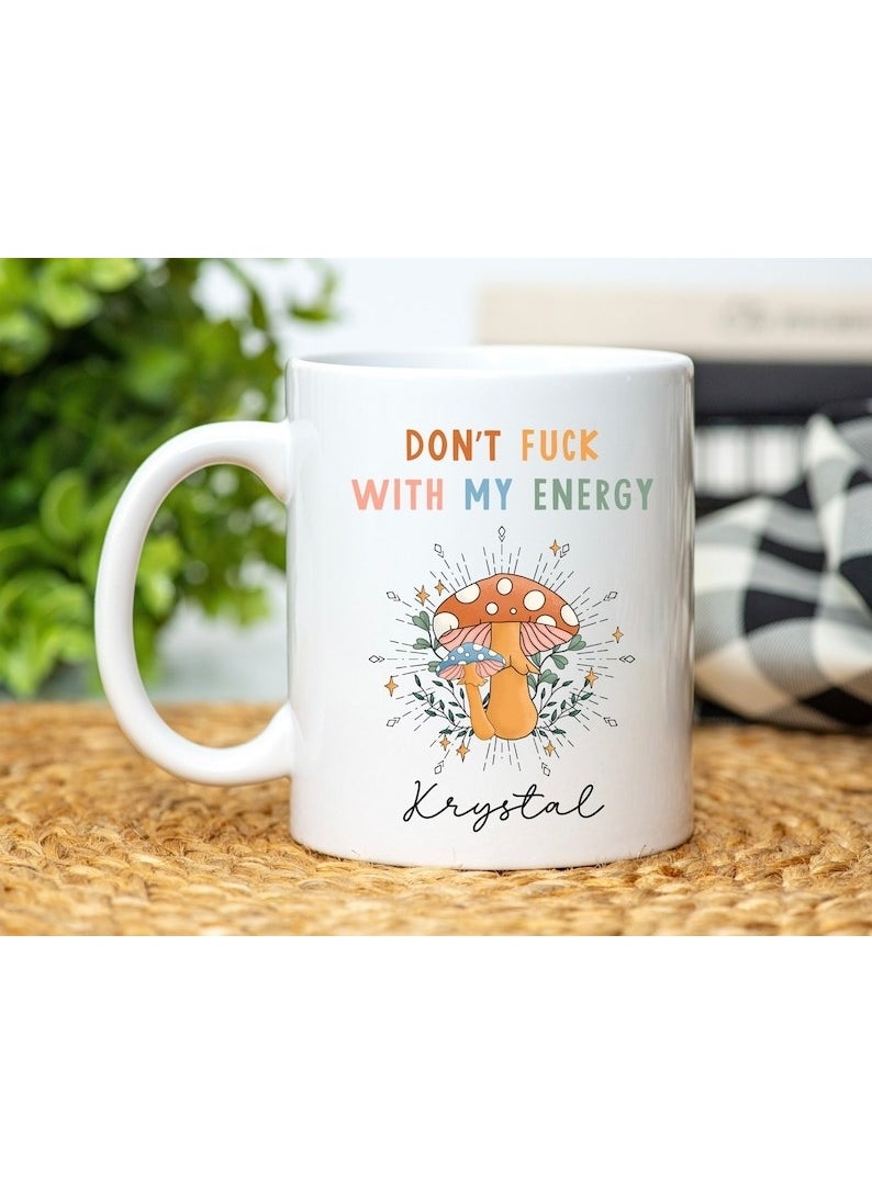 Bexdore My Energy Mug, Witch Mug, Witch Gifts, Hipp English Mug Mocking  - Image 5