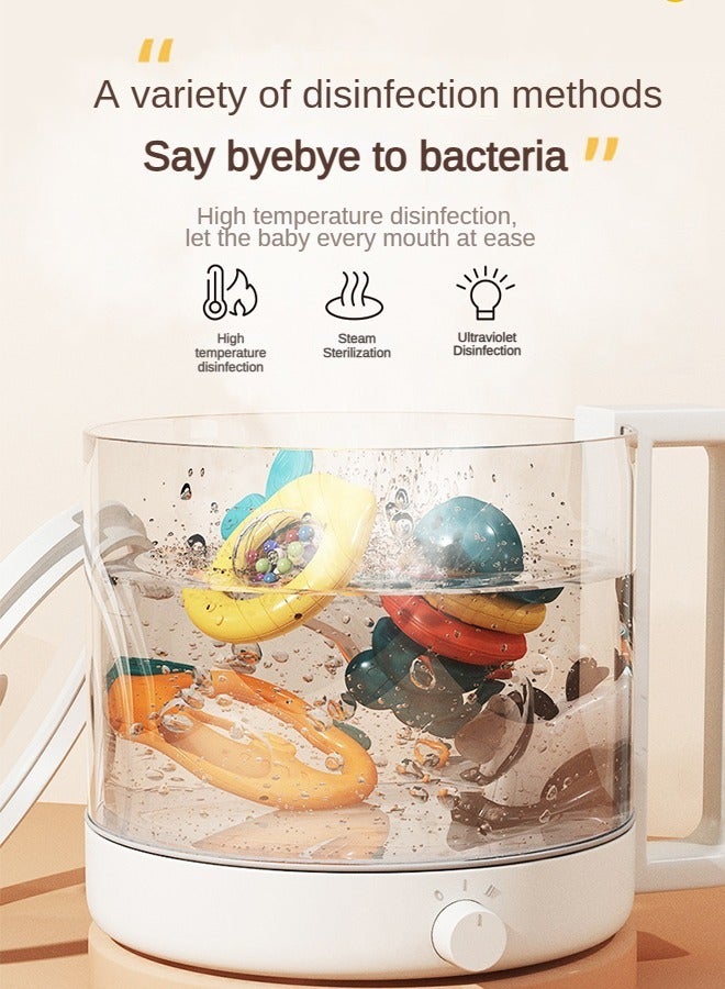 Haidue 10pcs Baby Rattle Toy  Infant Teething Toys  Grab and Spin Rattles Sensory Toy Set  Food Grade Silicone Material  Baby Toys Gift for Babies 0-12-24 Months Boys Girls  Early Educational Toy Set - Image 4