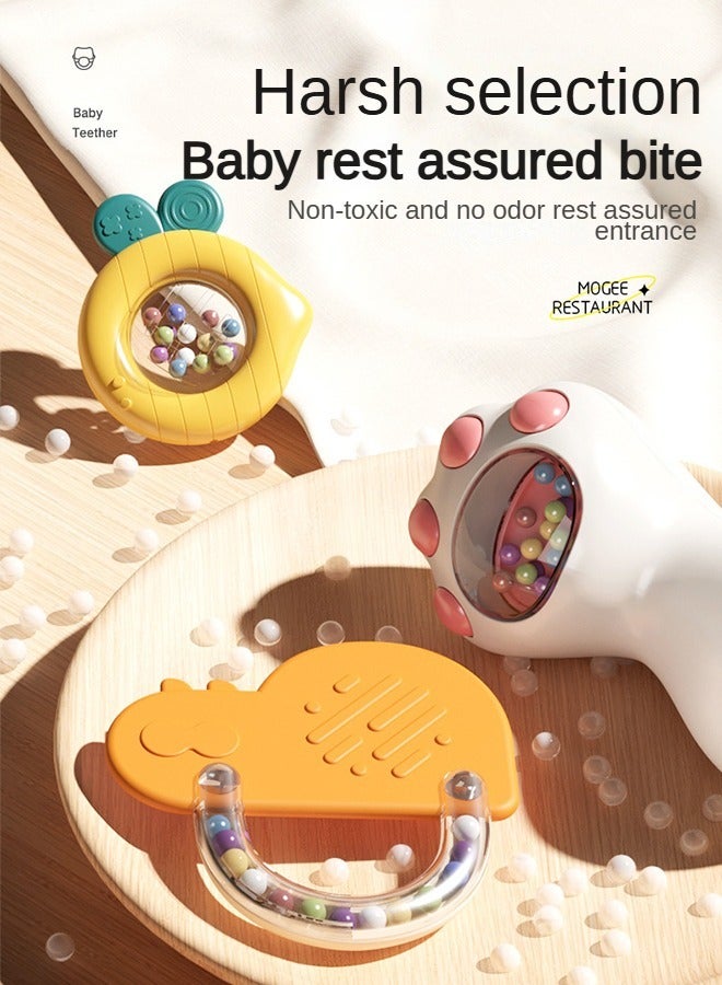 Haidue 10pcs Baby Rattle Toy  Infant Teething Toys  Grab and Spin Rattles Sensory Toy Set  Food Grade Silicone Material  Baby Toys Gift for Babies 0-12-24 Months Boys Girls  Early Educational Toy Set - Image 5