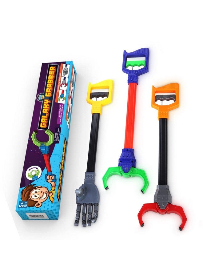 بيك ايه توي أداة إمساك الألعاب التفاعلية، يد روبوت ومخلب روبوتي، مجموعة من 3 قطع، لعبة ممتعة للتعلم المبكر وتنسيق اليد والعين، ذراع طويل 18 بوصة، أداة إمساك قوية - Image 2