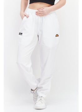 Ellesse Women Regular Fit Drawstring Brand Logo Sweatpants, White  - Image 1