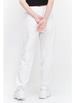 Ellesse Women Regular Fit Drawstring Brand Logo Sweatpants, White  - Image 2