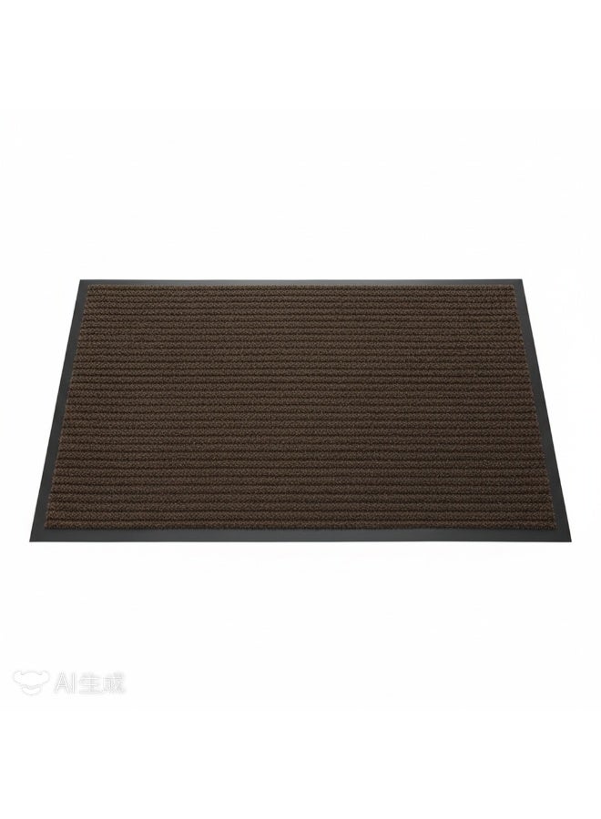 الأزرق جي دبليو سجادة باب المدخل مخططة لامتصاص الماء بنية اللون - Image 5