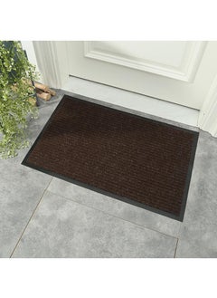 Bluejw Striped Water Absorption Entrance Door Mat Brown  - Image 1