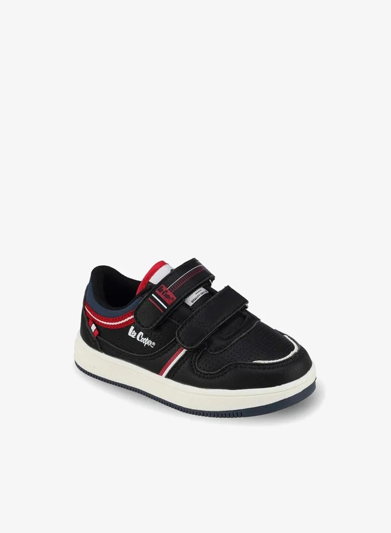 لي كوبر Boys Hook & Loop Ankle Sneakers