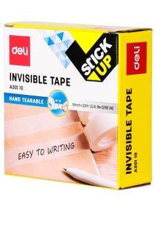 Deli 6 pcs Deli Invisible Office Tape, 33 Meter Length X 18 mm Width  - Image 1