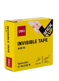 Deli 6 pcs Deli Invisible Office Tape, 33 Meter Length X 18 mm Width  - Image 4