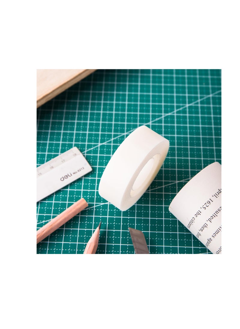 Deli - 6 pcs Deli Invisible Office Tape, 33 Meter Length X 18 mm Width - Image 1