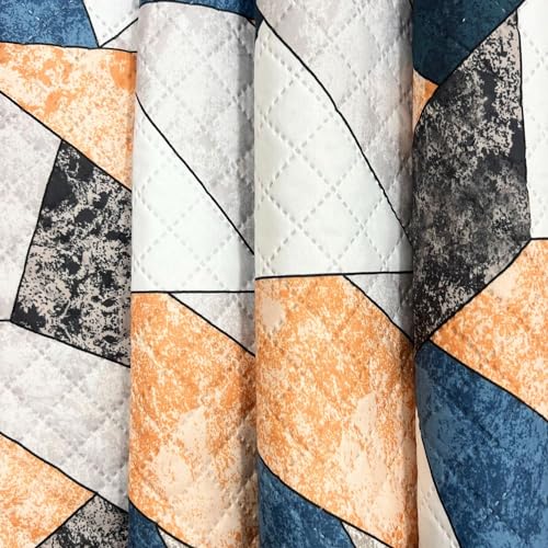 AMAZE ATTIRES Velvet Printed Sofa Seat Cover For 7 Seater With Heavy Antiskid Backing&Easily Machine Washable Sofa Seat Runner For Couch(22X68 Inch - 1 Piece,22X48 Inch - 2 Piece)Aaqsr002 3+2+2 - Image 4
