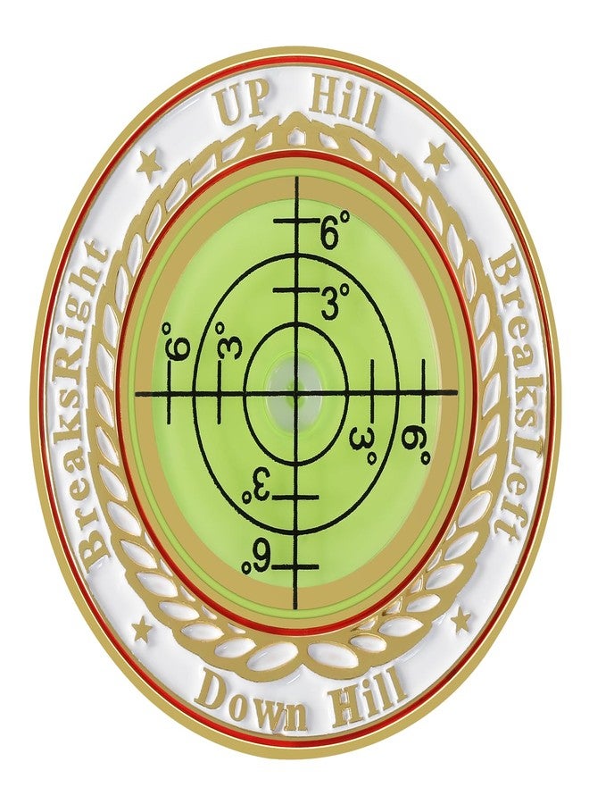 قارئ RSRIHE Pro Golf Green، علامة كرة الجولف مع فقاعات أفقية عالية الدقة، أداة مساعدة للتسديد، هدية جولف مثالية للرجال والنساء - Image 1