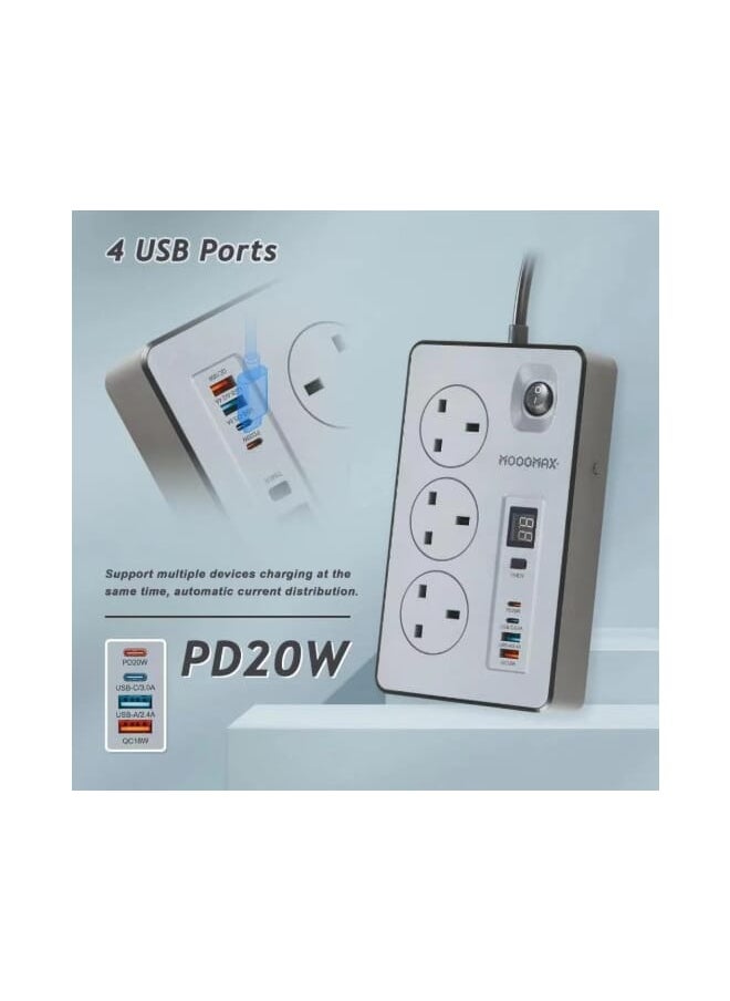 MOOGMAX MX-EC001 GVARE Wave Max 5m Power Extension  - Image 3