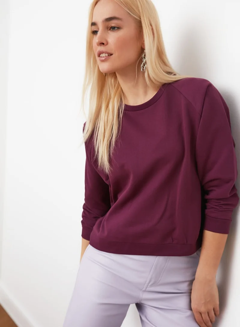 trendyol Round Neck Sweatshirt