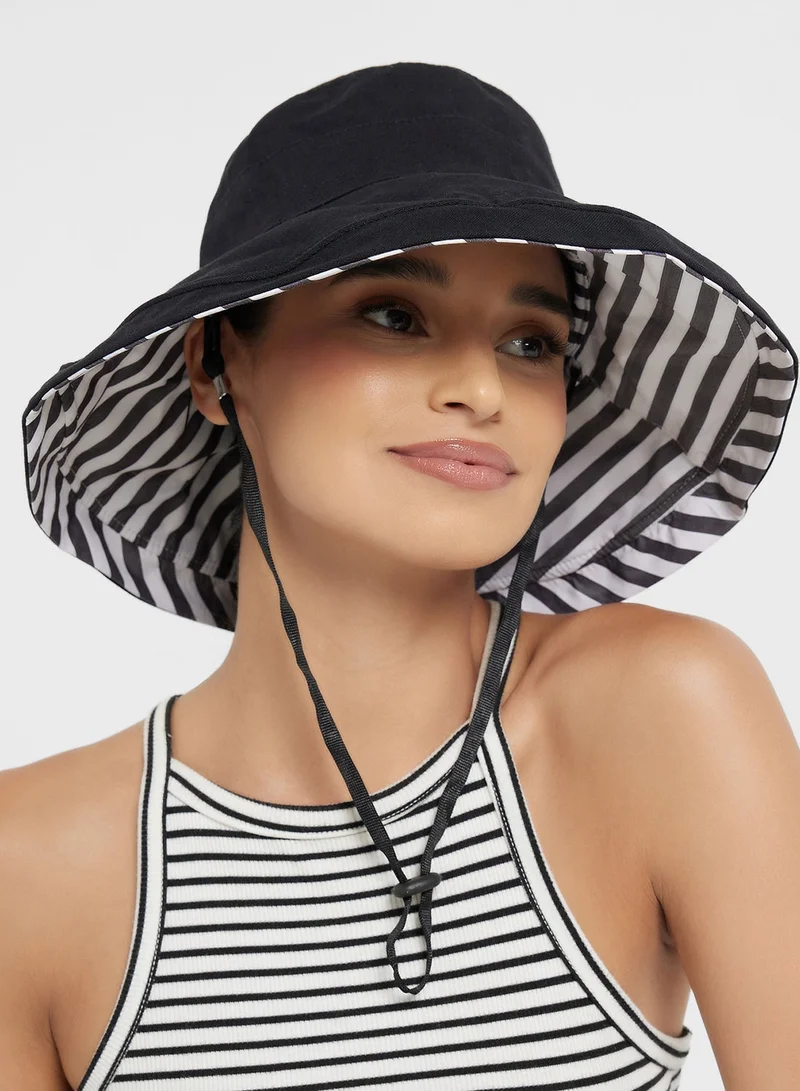 Ginger Reversible Wide Brim Hat