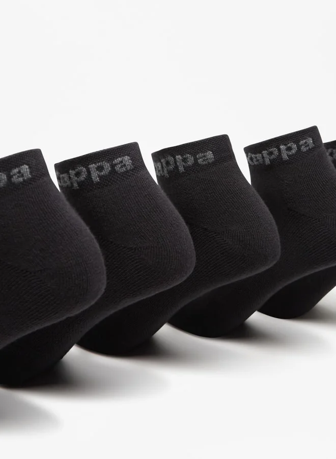 كابا Women's Logo Print Ankle Length Socks - Set of 5