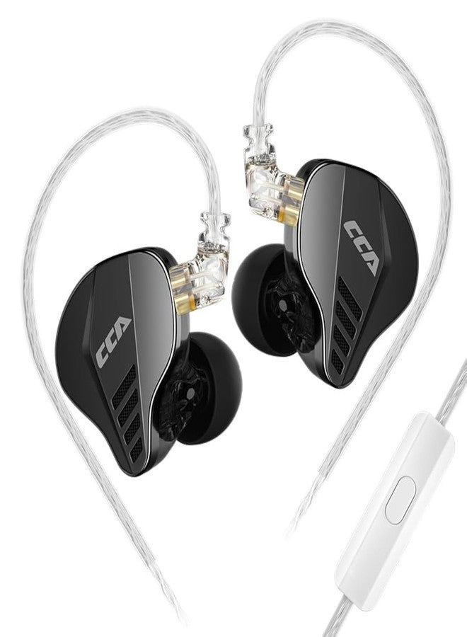 سي سي أيه سماعات أذن داخلية للعازفين من CCA، مزودة بمحركات صوتية هجينة ثلاثية (2BA+1DD)، توفر صوت جهير عالي الدقة وعزلًا للضوضاء، وصوت ستيريو واضح، وسماعات مريحة لمهندسي الصوت والموسيقيين (مع ميكروفون). - Image 1