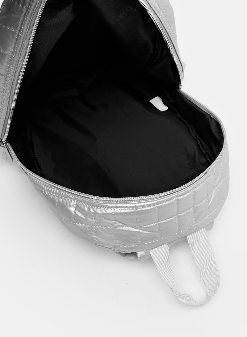 Must Must Soft Silver Pearl Backpack - Image 4