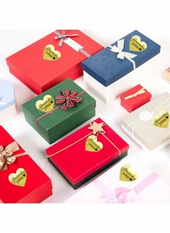 Y&D 2 Rolls Thank You Stickers Label Gold Heart Shape Foil Decorative Sealing Labels for Bakeries, Handmade Goods, Gifts Bags, Envelopes  - Image 2