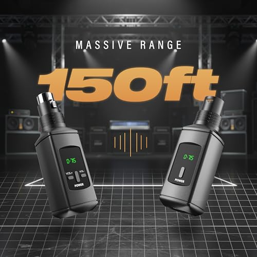 DIGIMORE Wireless Microphone System | 2.4GHz Digital Modulation | 50m Range | High S/N Ratio >90dB | Ideal for Recording, Streaming & Public Speaking (D-715) - Image 4