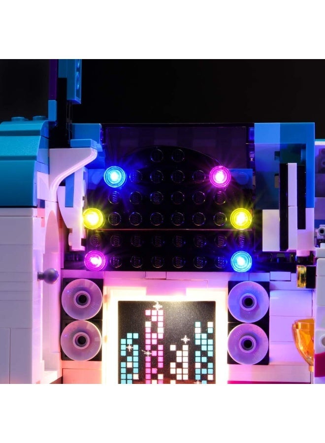مجموعة إضاءة LIGHTAILING لنموذج مكعبات البناء "حافلة الحفلات المنبثقة" (Pop-Up Party Bus) من سلسلة أفلام LEGO Movie 2 - طقم إضاءة LED متوافق مع مجموعة LEGO 70828 (النموذج غير مشمول) - Image 3