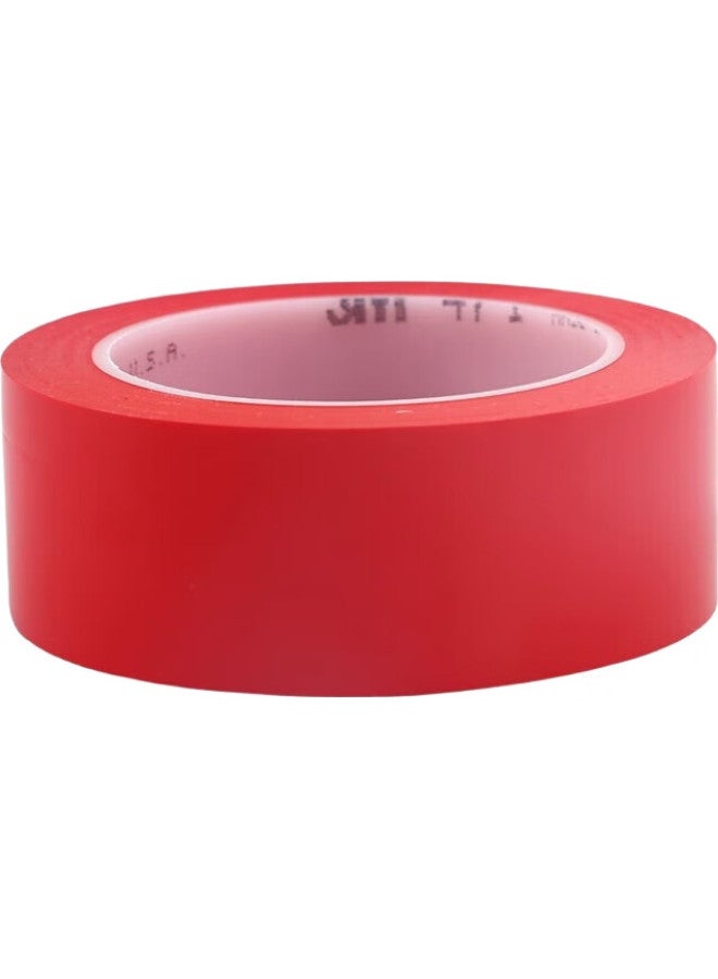 3M 3M 471Pvc Marking Tape, Line Marking, Warning Mark, 5S Management, Floor Workshop Wear-Resistant, Waterproof, No Residue, Red, 50Mm Wide - Image 1